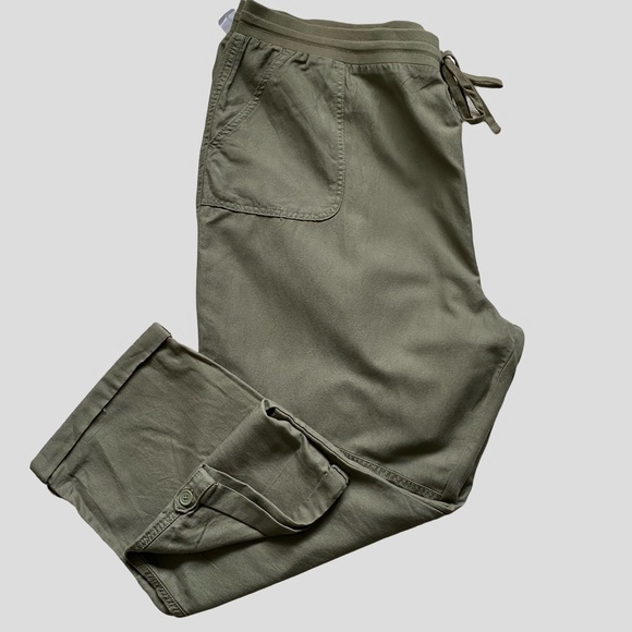 Warehouse One Green Tencel Blend Soft Weekender Casual Vacation Pants- Sz-4X - Picture 1 of 16
